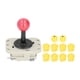 thumbnail image 1 of Arcade Stick Botón mecánico Sonido 50 millones de grifos Cómodo agarre Arcade Botones, 1 of 5