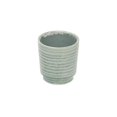 thumbnail image 1 of Cheungs 5658GR Rippled Ceramic Planter, Gray, 1 of 1
