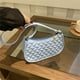 thumbnail image 4 of Bolso de hombro para mujer | Bolso bandolera de cuero de PU Fashion, correa ajustable, bolso casual ligero - Negro, blanco, azul, verde, 20,5x12,5x7cm, accesorio versátil para el día a día, 4 of 6