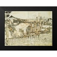 thumbnail image 2 of Hokusai 18x14 Black Modern Framed Museum Art Print Titled - Fishing At Shimadagahana 1833, 2 of 5