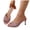 Red, variant on Mule Heels for Women Stiletto High Heel Peep Toe Heeled Sandals Slip On Slide Dress Shoes for Party Dressy Prom Wedding Blue Size 6.5