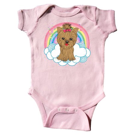 

Inktastic Yorkie Gifts Yorkshire Terrier Dog Gift Baby Girl Bodysuit
