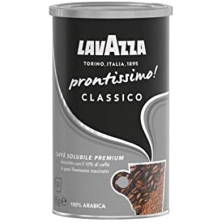 Lavazza: "Prontissimo! Classico" Instant Coffee, Classic Taste 3.35 Ounces (95Gr) Tin [ Italian Import ]