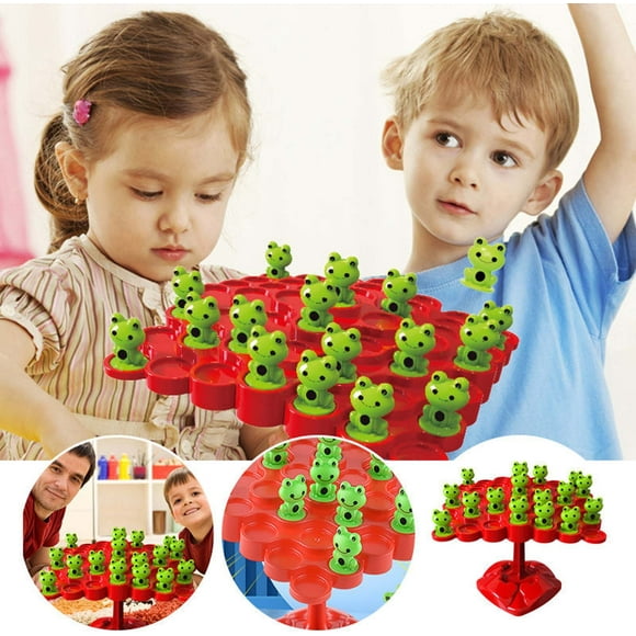 Self-Balancing Binary Search Tree Educational Toy, Stackable Physics Family Board Game with Colorful Animals, Portable STEM Learning Interactive Play for Kids & Adults, ABS Balance Tree Game