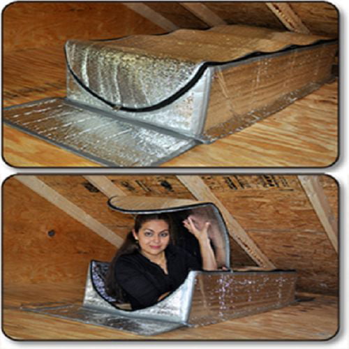 Attic Stairway Insulation Cover Easy Installation Pull Down Tent With  Zipper Easy To Install Fireproof Attic Tent With Easy - AliExpress