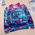 thumbnail image 6 of Ambulance Car Womens Oversized Sweatshirts Hoodies Crewneck Casual Tops Comfy FallWinter Clothes 2024, 6 of 7