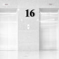 thumbnail image 3 of Lanfini 8 inch Modern Floating House Numbers Large Black Shadow Home Address Garage Gate, 3 of 6