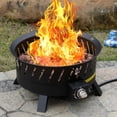 thumbnail image 3 of 24 inch Portable Propane Fire Pits, Gas Fire Pit Bowl for Outside with Lid & Handle, 3 of 5