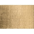 thumbnail image 1 of Ahgly Company Indoor Rectangle Trellis Brown Modern Area Rugs, 7' x 9', 1 of 4