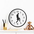 thumbnail image 5 of 10 Inch Creative Walking Clock Wall Clock Living Room Humanoid Silly Walk Clock for Home Wall Decoration Ornament, 5 of 5