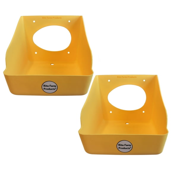 2 PACK RITE FARM PRODUCTS WASHABLE POLY EGG NESTING BOX CHICKEN LAYING COOP NEST