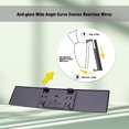 thumbnail image 4 of Rear View Mirror Interior Clip on Panoramic Rearview Mirror, Anti Glare Car Interior Rear View Mirror for Cars SUV Trucks (11.8' L x 2.8' H) – Convex, Blue, 4 of 5