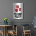thumbnail image 4 of Luxe Metal Art 'Bowl of Apples' by Linda Woods, Metal Wall Art, 24"x36", 4 of 9
