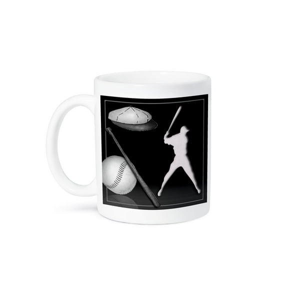 3dRose, Baseball Player, 11oz Mug