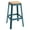 Natural, variant on Bar Stool In Natural And Brilliant Red With Metal Supports For Bedroom Rustic Wood Leg Crossbar