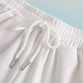 thumbnail image 5 of ITSAME Shorts for Girls 100%Cotton Drawstring Loose Fit Summer Athletic Casual Shorts White Size 10-11, 5 of 8