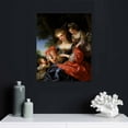 thumbnail image 4 of RUIYC Francois Boucher Wall Art - & Poster Print on Canvas - Famous Artist Fine Art Oil Painting Reproduction Vintage Picture Roman Mythology Decor for Living Room Bedroom Home, 4 of 4