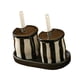 thumbnail image 3 of Tarro de porcelana para condimentos, recipientes para especias, tarros para condimentos, caja con tapas y cucharas Negro, 3 of 9