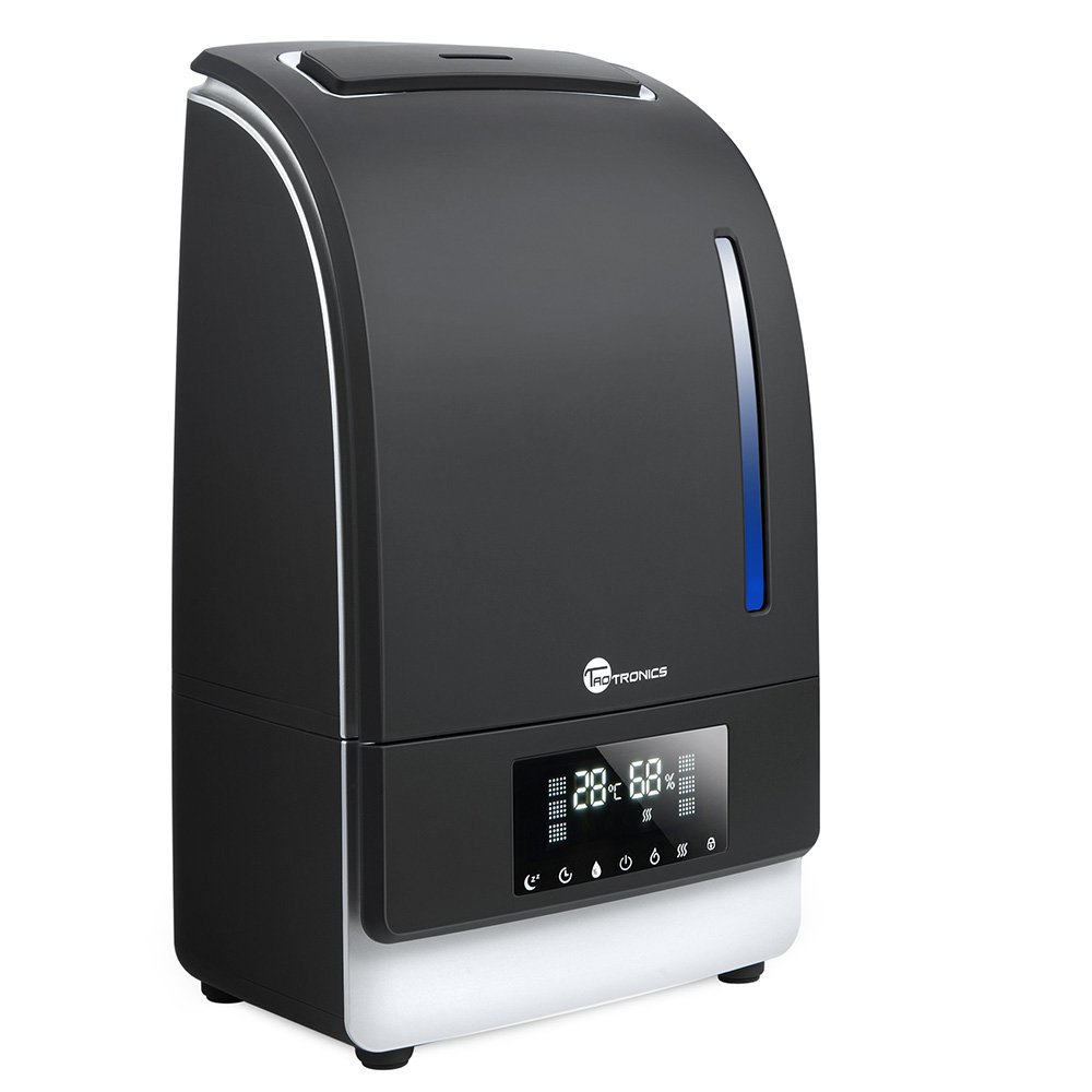 TaoTronics TTAH006 Warm & Cool Mist Ultrasonic Humidifiers for Bedroom with 6..