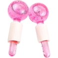 thumbnail image 1 of Botao Facial Ice Globes, Facial Roller Massager, Cooling Massage Balls for Face and Eyes Swelling Body Massager Tool (2pcs, Pink), 1 of 5