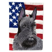 USA American Flag with Scottish Terrier Garden Flag