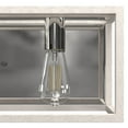 thumbnail image 4 of Hunter - Squire Manor 3-light Distressed White, Medium Size Vanity Light, Dimmable, Modern Style, for Bedrooms, Dining, Living Rooms - 19036, 4 of 7