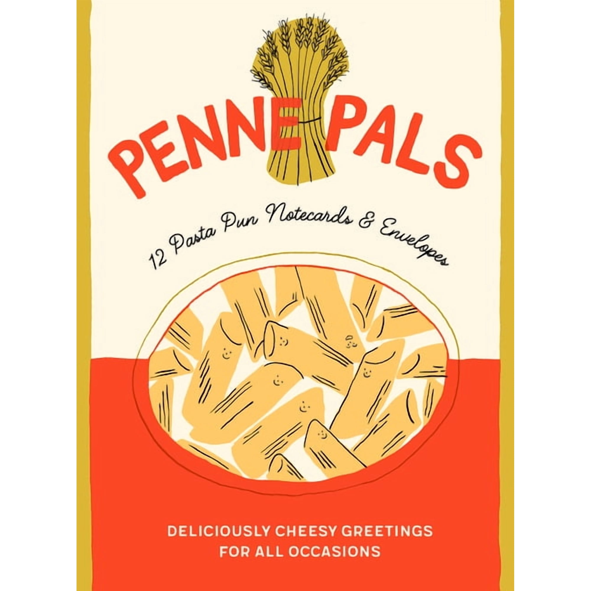 Penne Pals : 12 Pasta Pun Notecards & Envelopes (Cards)