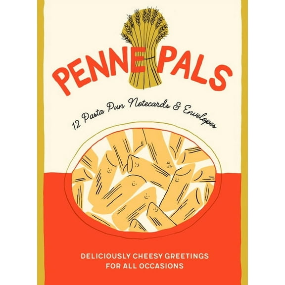 Penne Pals : 12 Pasta Pun Notecards & Envelopes (Cards)