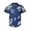 C87/Navy458, variant on Rggeeun Men'S T-Shirts Leaves Print Short Sleeve Collar with front Buttons Cardigan Loose Fit Soft Breathable for Summer Beach Lounging Simple Tee,Navy,Xl