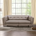 thumbnail image 6 of Primrose Genuine Leather Sofa in Dark Metal Finish, 6 of 11