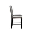 thumbnail image 2 of Linon Stevie Counter Stool, Pewter, 24 inch Seat Height, 2 of 5