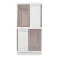 thumbnail image 2 of Corner Bookshelf,Rotating Bookshelf PP  Bookshelf Floor Standing Bookcase Narrow Shelf Revolving Organizer Storage Rack for Small Space Bedroom Study Room, 2 of 7