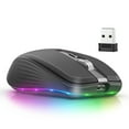 thumbnail image 3 of OEFNTAC 2.4GHz Wireless Mouse Computer Mouse Bluetooth Mouse 5.1 Mode Gaming Mouse Wireless Optical USB Gaming Mouse 1600DPI Rechargeable Mute Mice, 3 of 6