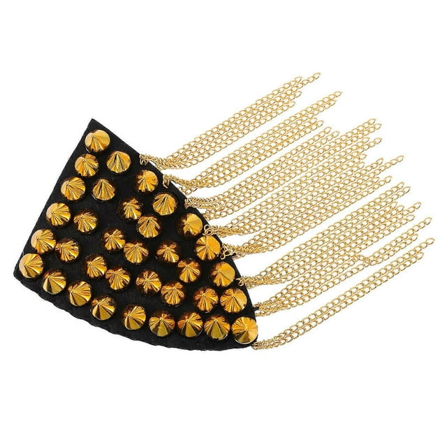 Here's a polished product description based on your input:\n\n \n\n**1pc Vintage Punk Tassel Shoulder Badge (Epaulet) – Stylish Uniform Accessory for