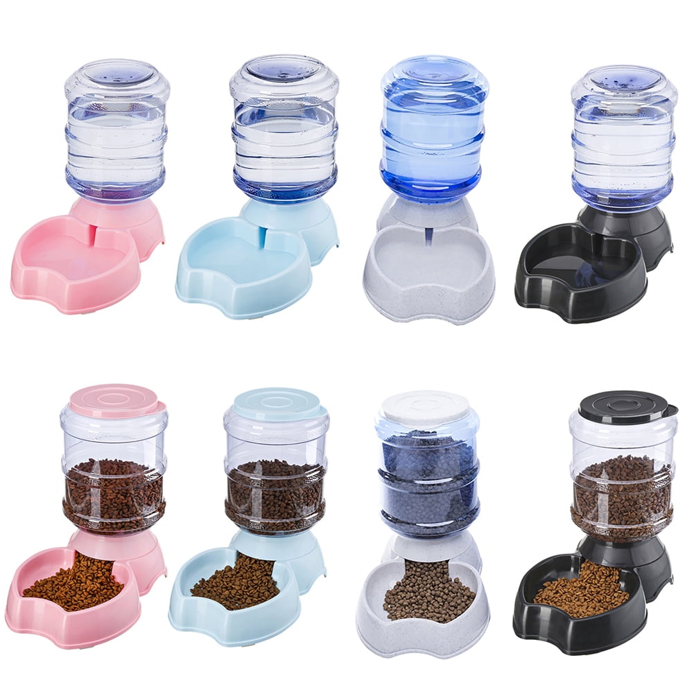 Opolski 3.8L Automatic Pet Feeder Dog Cat Drinking Bowl Large Capacity Water Food Holder