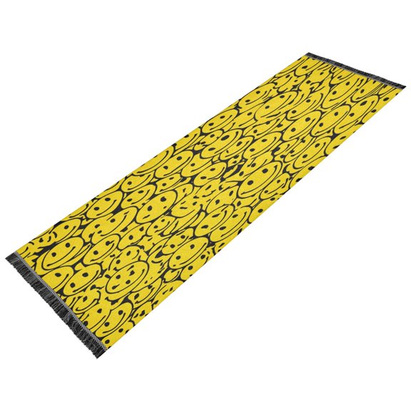 Vintage Modern Runner Rug,Non Slip Machine Washable 72"x23.5" Polyester Material Pet-Friendly Durable,Applicable to Entryway Rug Living Room Rug Grimace