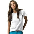 thumbnail image 1 of Hanes ComfortSoft T-Shirt à Col Ras du Cou en Jersey Coupe Décontractée pour Femmes, P, Blanc, 1 of 1