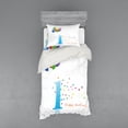 thumbnail image 1 of Ambesonne Colorful Bedding Set 3 Pcs, First Birthday, Twin, Multicolor, 1 of 3