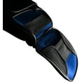 thumbnail image 5 of Hayabusa T3 Striking Hook and Loop Vylar MMA Shin Guards - Medium - Black/Blue, 5 of 8