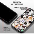 thumbnail image 4 of for iPhone 17 Case | Compatible with Magsafe | Military Grade 10ft Drop Tested | Camera Control | Clear Black with Cute Cats Design, 4 of 6