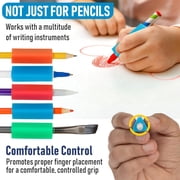 The Pencil Grip Classic Triangle Ergonomic Grippers, 12 Count, Assorted Colors, for Right- or Left-Handed Users