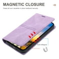 thumbnail image 4 of Allytech iPhone 11 Pro Wallet Case(5.8 inch 2019), Lightweight PU Leather Magnetic Cover Kickstand 2 Card Slots & 1 Cash Holder Shockproof TPU Back Flip Women Men Case for iPhone 11 Pro 5.8", Purple, 4 of 7