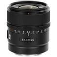 thumbnail image 2 of Sony E 15mm f/1.4 G Lens + MACRO, UV-CPL-FLD Filter - 32GB Accessory Kit (International Version), 2 of 7
