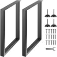 thumbnail image 1 of Juego de 2 patas ajustables para muebles VEVOR, 71 cm, cuadradas, de acero, 1 of 9