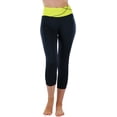 thumbnail image 7 of ToBeInStyle Women's Comfy Capri Yoga Pants with Criss-Cross Design, 7 of 7