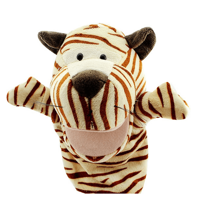 Jouet Éducatif de Noël pour Bébé, Marionnette à Main en Peluche Mignonne, Poupée pour Raconter des Histoires