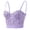 Purple, variant on Tank Tops for Women Solid Corset Bustier Slim Fit Suspender Cropped Top