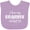 Lavender, variant on Inktastic I Love My Granny with Hearts Boys or Girls Baby Bib