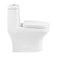 Bron OnePiece Elongated Toilet Dual Vortex Flush 1.1/1.6 gpf