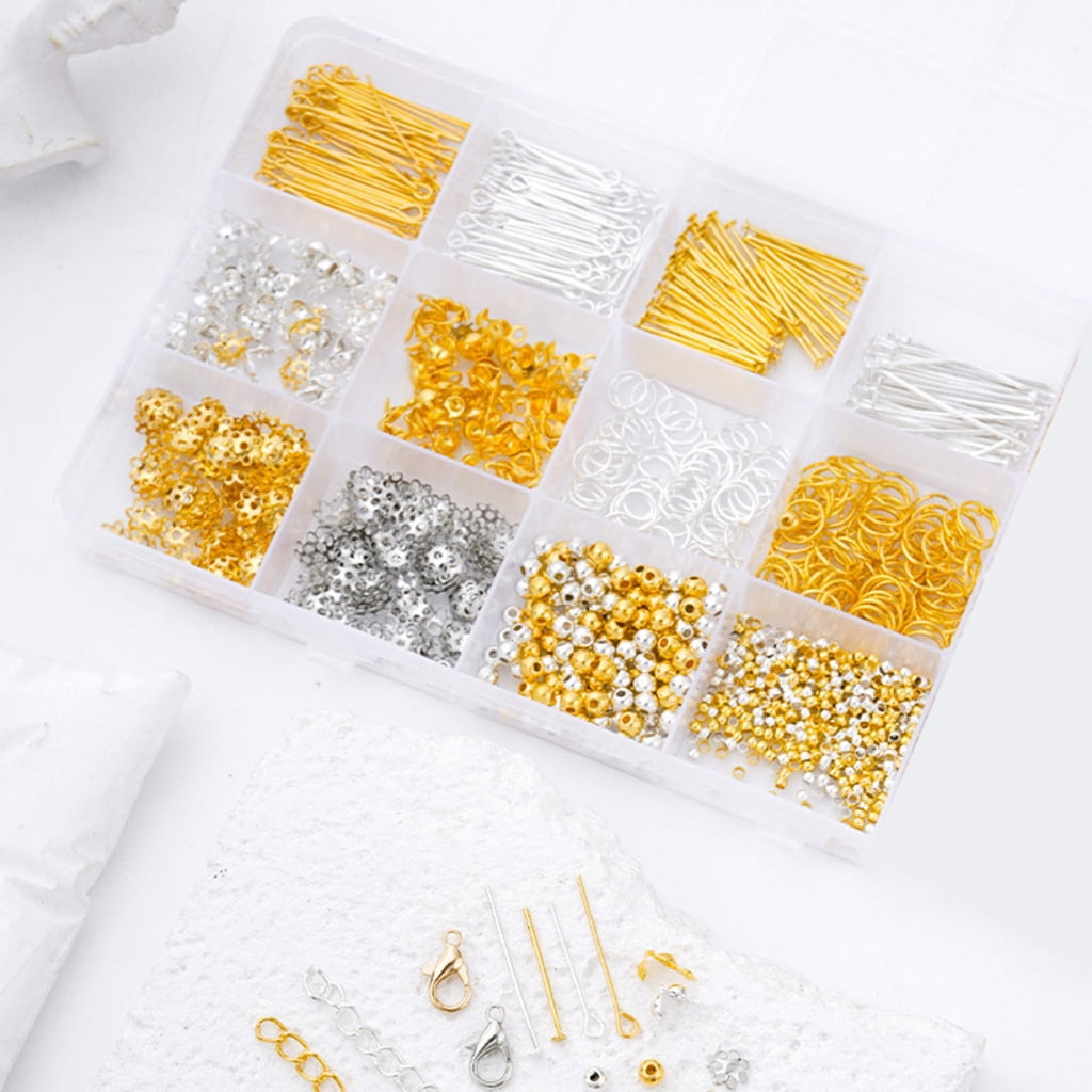 Plastic Beads Organizers 30 Slots Jewelry Making Supplies Storage Case
